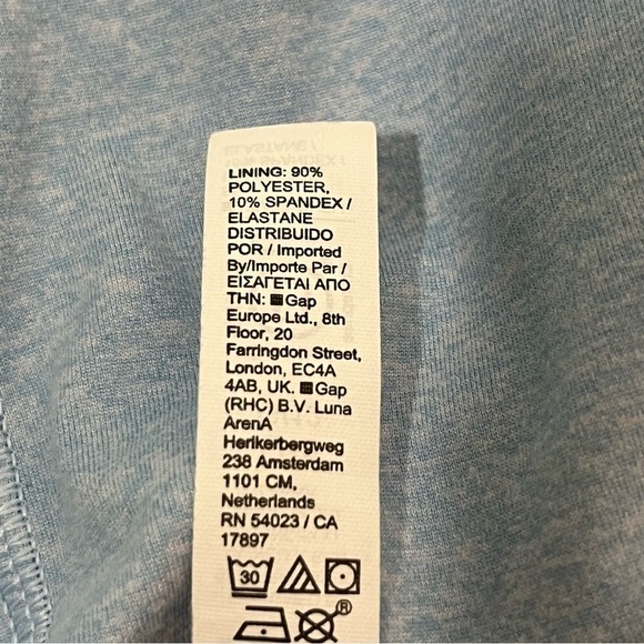 Athleta Girl Top Size Large 12 Blue Athletic Cheer Yoga Sports Cami - Picture 8 of 8